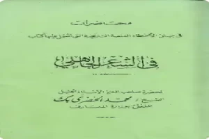 محاضرات في بيان الأخطاء العلمية التاريخية التي اشتمل عليها كتاب في الشعر الجاهلي، ويليه قرار النيابة في كتاب الشعر الجاهلي